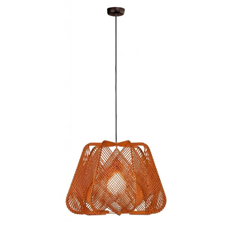 Artesanal Lámpara colgante Onna E27 LED Ø52cm cuerda - Ole