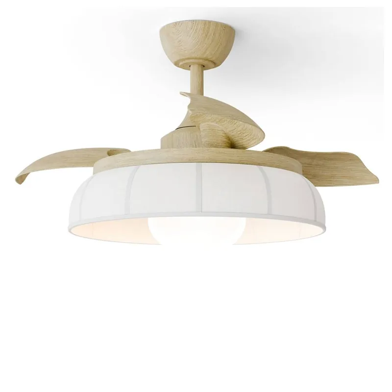 Ventilador de techo Emma DC LED Ø50cm textil - Sulion Económico