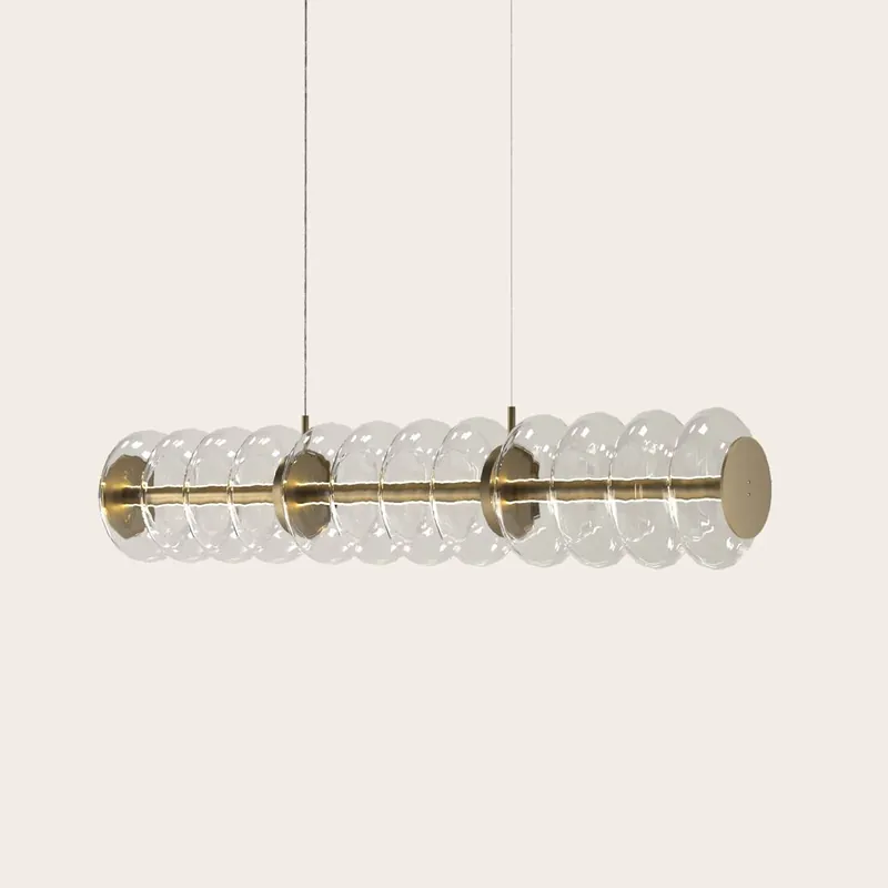 Profesional Lámpara colgante Vitree LED 105cm regulable vidrio soplado - Aromas