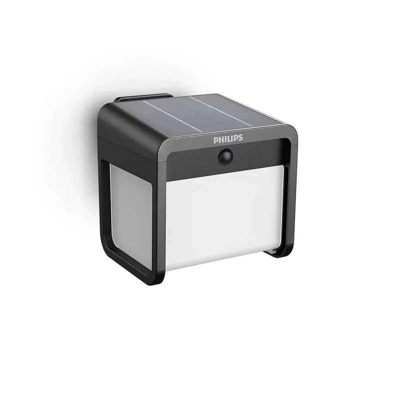 Aplique de pared Ezra Solar IP44 250lm + sensor - Philips Edición Limitada