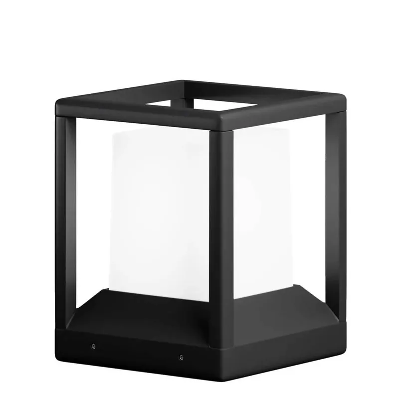 Profesional Lámpara Sobremuro Trim E27 IP65 LED Antracita Maytoni