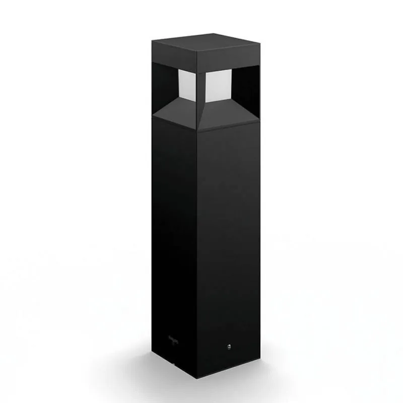 Baliza de exterior Parterre LED IP44 800lm negro - Philips Precio Económico