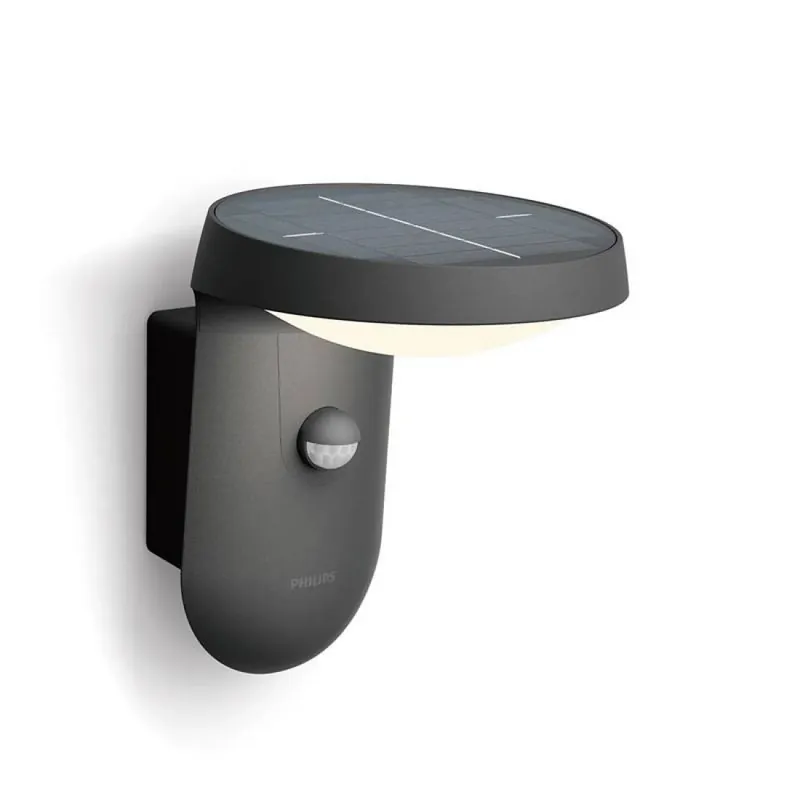 Aplique de pared Tyla Solar IP44 230lm + sensor - Philips Original
