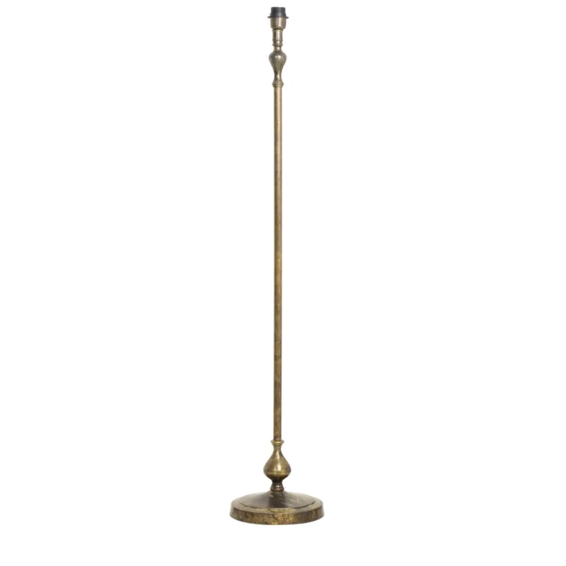 Envío Internacional Lámpara de pie en bronce con diseño clásico y cordón de interruptor. Ideal para cualquier habitación. ✓ 2 años de garantía ✓ Envío gratis desde 50 €