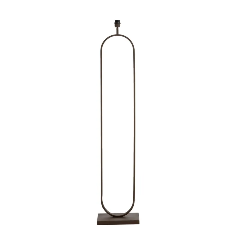 Lámpara de pie marrón de metal con diseño moderno y altura regulable. ✓ Envío gratis desde 50 € ✓ 2 años de garantía. ¡Ilumina tu hogar hoy! Premium