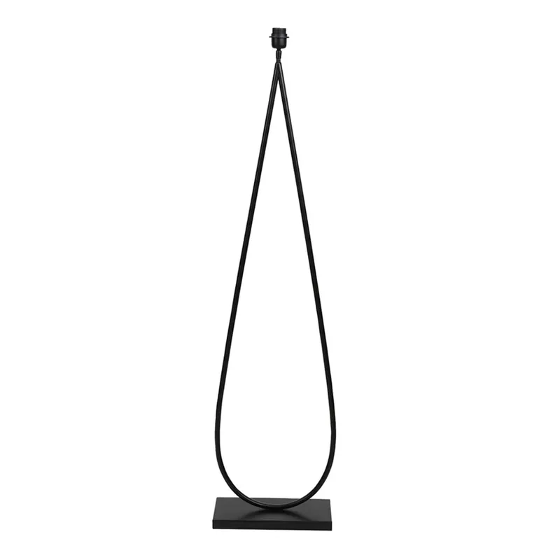 Últimas Unidades Base de lámpara de pie moderna en negro en forma de gota Light and Living Tamsu