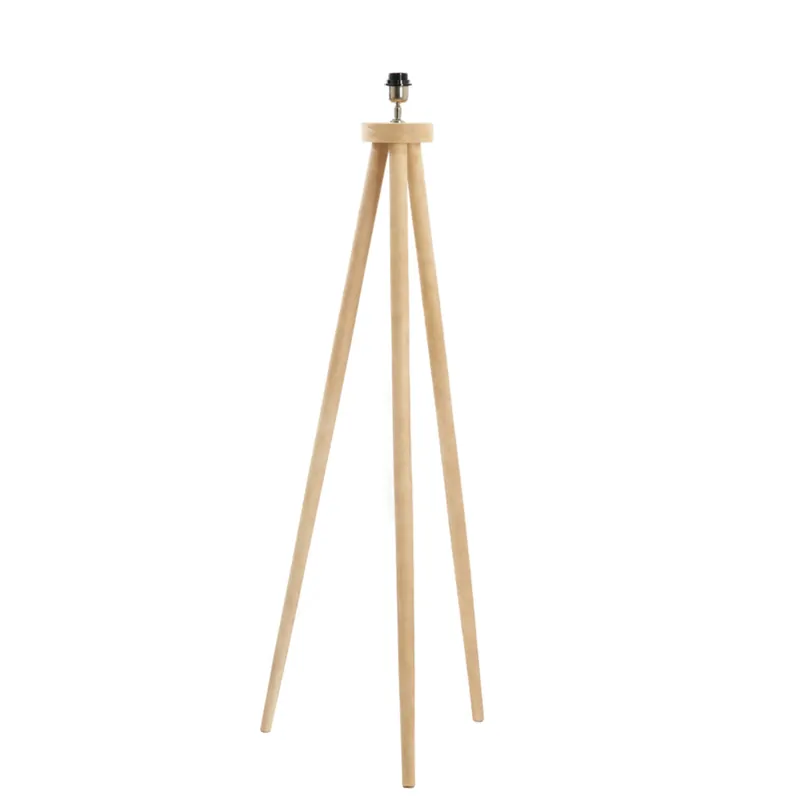 Lámpara de pie natural de madera, perfecta para dar un toque rústico y cálido a tu hogar. ✓ Envío gratis desde 50 € ✓ 2 años de garantía Garantía Incluida