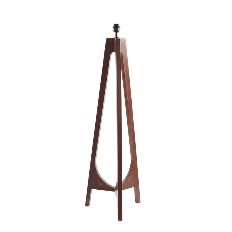 Ordenar Ahora Mismo Lámpara de pie en cálido color marrón, hecha de madera de alta calidad y perfecta para cualquier rincón. ✓ Entrega rápida ✓ 2 años de garantía