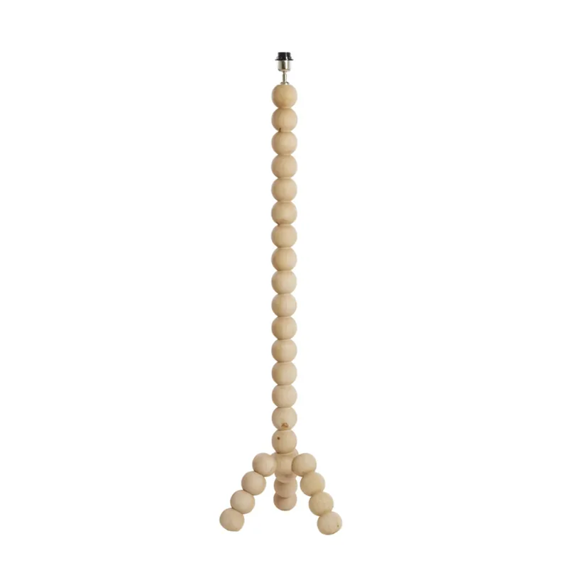 Precio De Fábrica Lámpara de pie Veglio en color natural, hecha de madera que aporta calidez y estilo rústico. ✓ Envío gratis desde 50 € ✓ 2 años de garantía