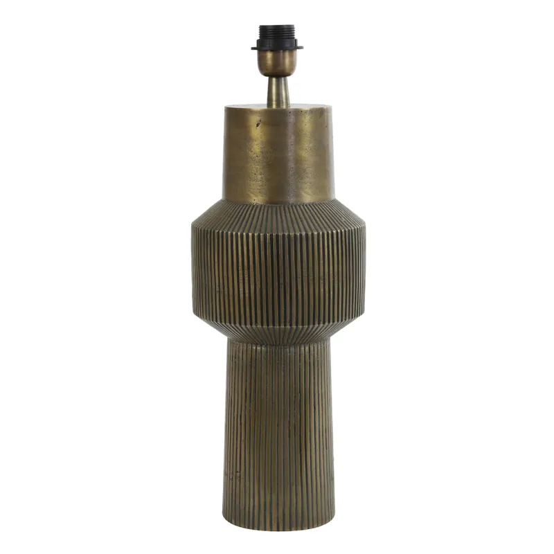 Lámpara de mesa de bronce con diseño clásico y fácil uso gracias a su interruptor. ✓ 2 años de garantía ✓ Envío gratis desde 50 € No Te Lo Pierdas