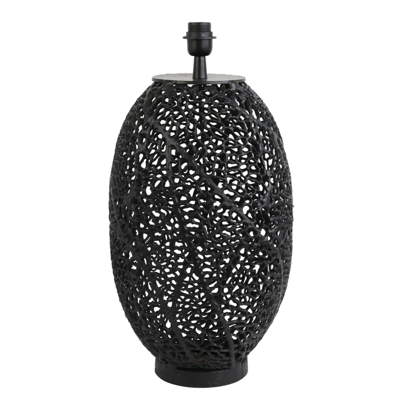 Certificado Lámpara de mesa negra de estilo oriental en metal, perfecta para cualquier rincón. ✓ Envío gratis desde 50 € ✓ 2 años de garantía.