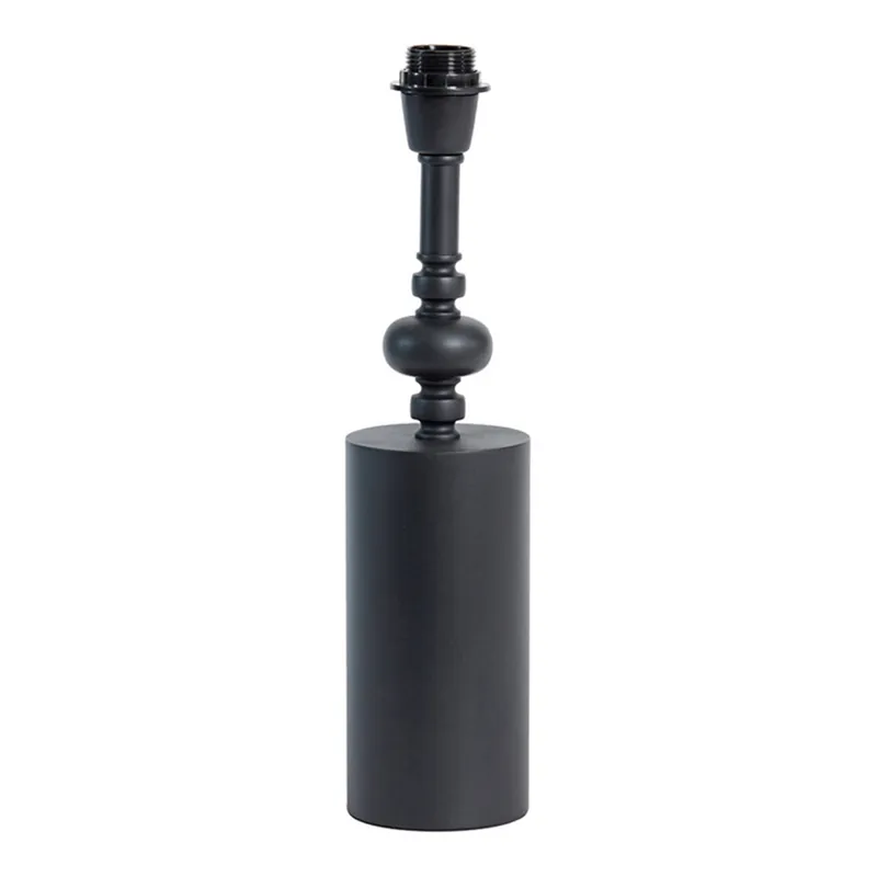 Rebajas Lámpara de mesa ovalada clásica negra Light and Living Helabima