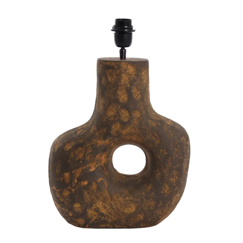 Lámpara de mesa marrón de estilo campestre y fabricada en metal de alta calidad. ✓ Envío gratis desde 50 € ✓ 2 años de garantía. Oferta Especial