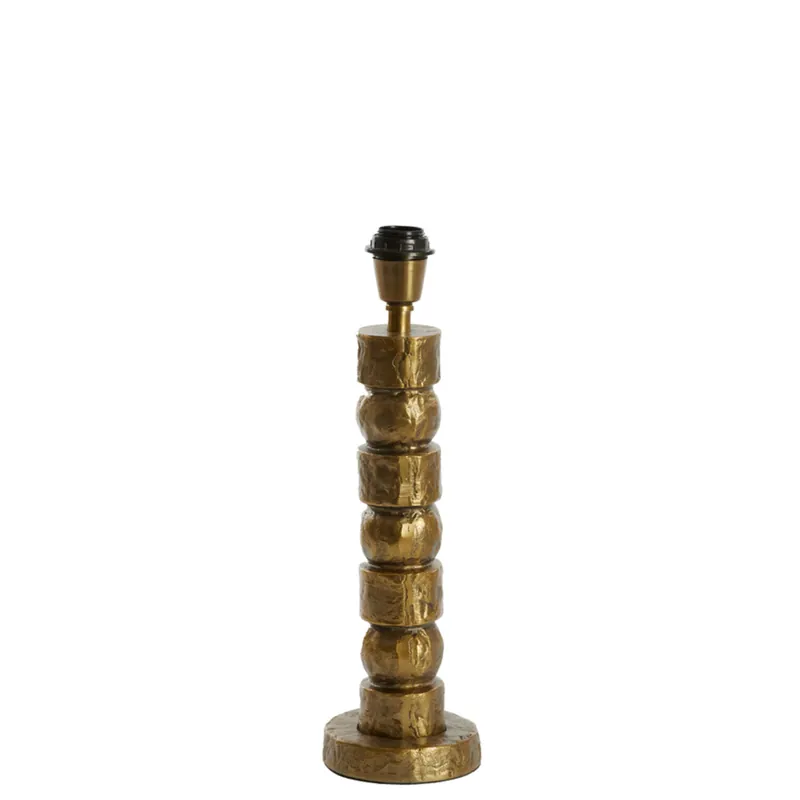 Lámpara de mesa bronce con estilo Japandi y acabado metálico. Ideal para cualquier espacio. ✓ 2 años de garantía ✓ Envío gratis desde 50 € Auténtico