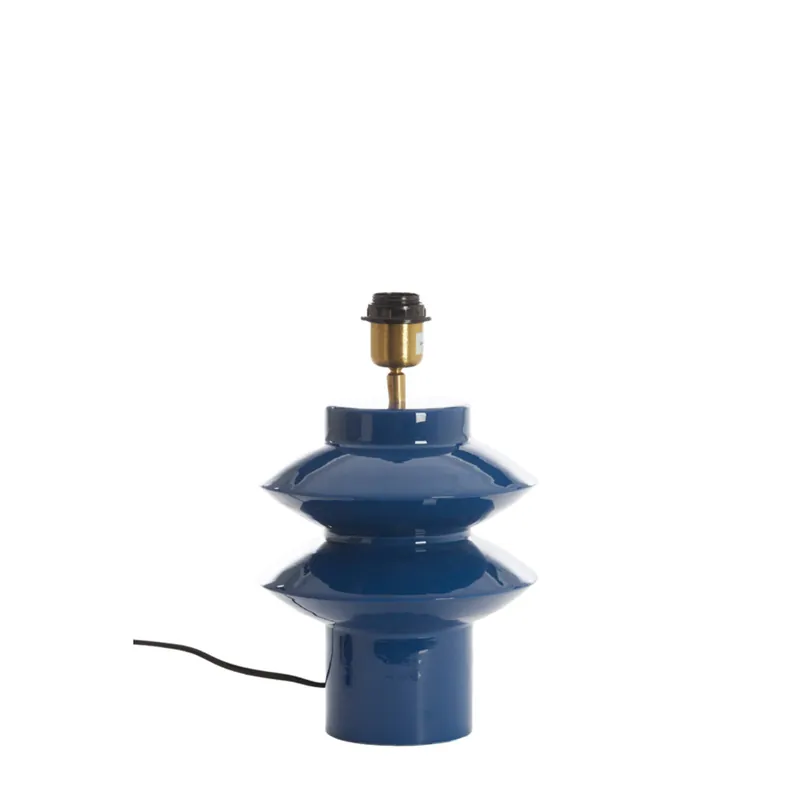 Lámpara de mesa azul de estilo Japandi, fabricada en metal y con un diseño elegante. ✓ Envío gratis desde 50 € ✓ 2 años de garantía. Solo Hoy