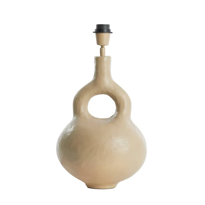 Lámpara de mesa beige con estilo Japandi, fabricada en metal de alta calidad. ✓ Envío gratis desde 50 € ✓ Garantía de 2 años. Garantía De Devolución De Dinero