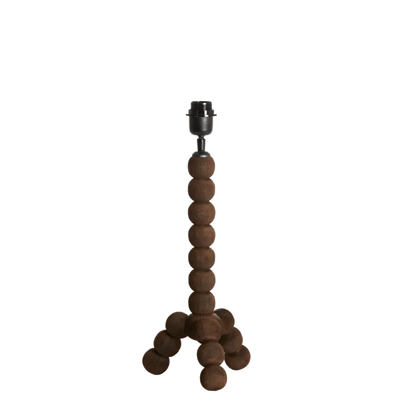 Lámpara de mesa marrón en elegante estilo Japandi, perfecta para cualquier habitación. ✓ Envío gratis desde 50 € ✓ 2 años de garantía Garantía De Devolución De Dinero