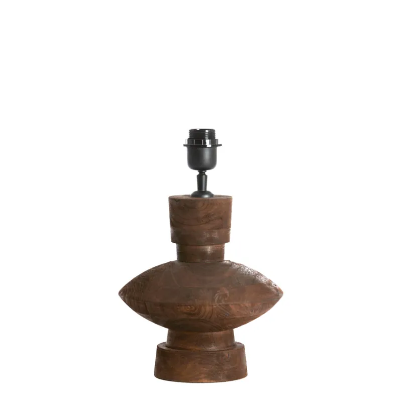 Lámpara de mesa en madera marrón, con un encantador estilo rústico. Perfecta para cualquier rincón. ✓ Envío gratis desde 50 € ✓ 2 años de garantía. Oferta