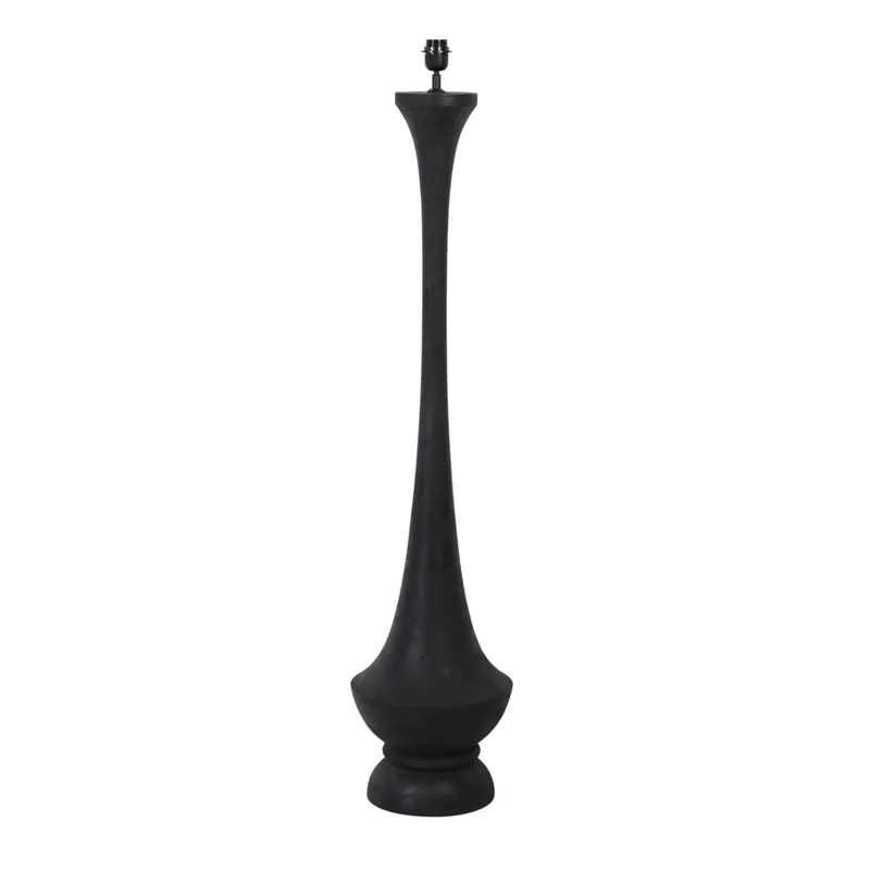 De Moda Lámpara de pie negra de estilo rural, fabricada en madera de alta calidad. ✓ Envío gratis desde 50 € ✓ 2 años de garantía. ¡Ilumina tu hogar!