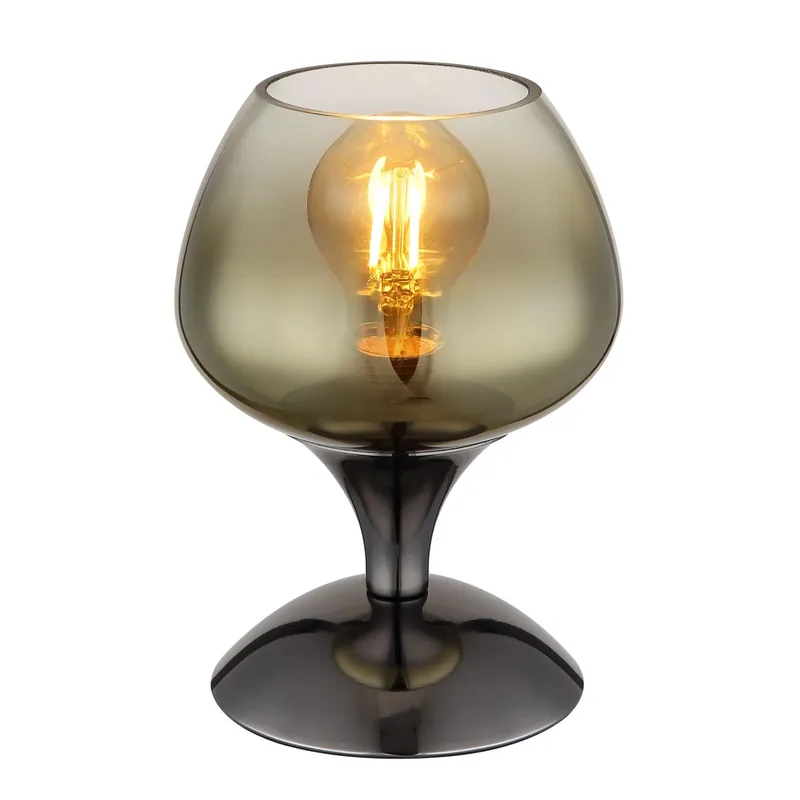 Solo Hoy Lámpara de mesa moderna con diseño redondo y acabado en cromo. Añade un toque chic a tu espacio. ✓ Envío gratis desde 50 € ✓ 2 años de garantía