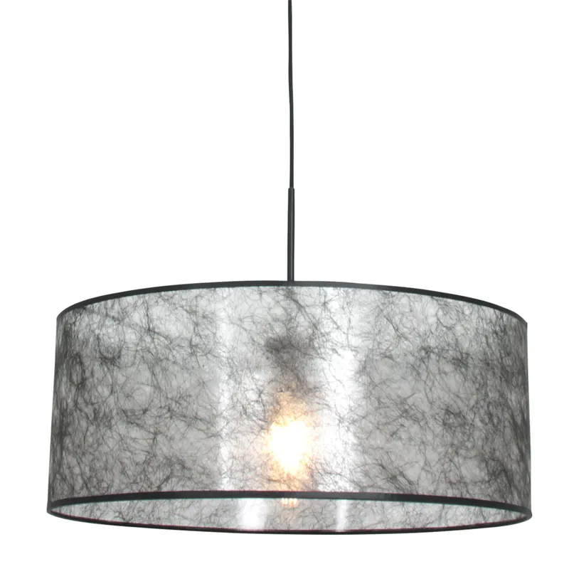 Lámpara colgante con pantalla Steinhauer Sparkled light negro Compra Hoy