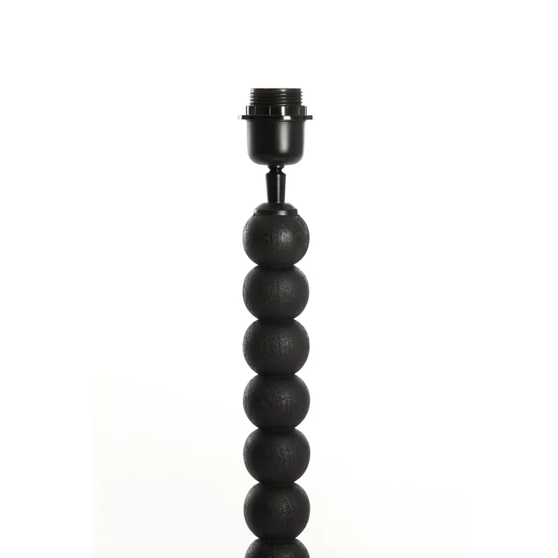 Lámpara de mesa negra Veglio de Light & Living, con elegante diseño en madera y estilo Japandi. ✓ Envío gratis desde 50 € ✓ 2 años de garantía Certificado