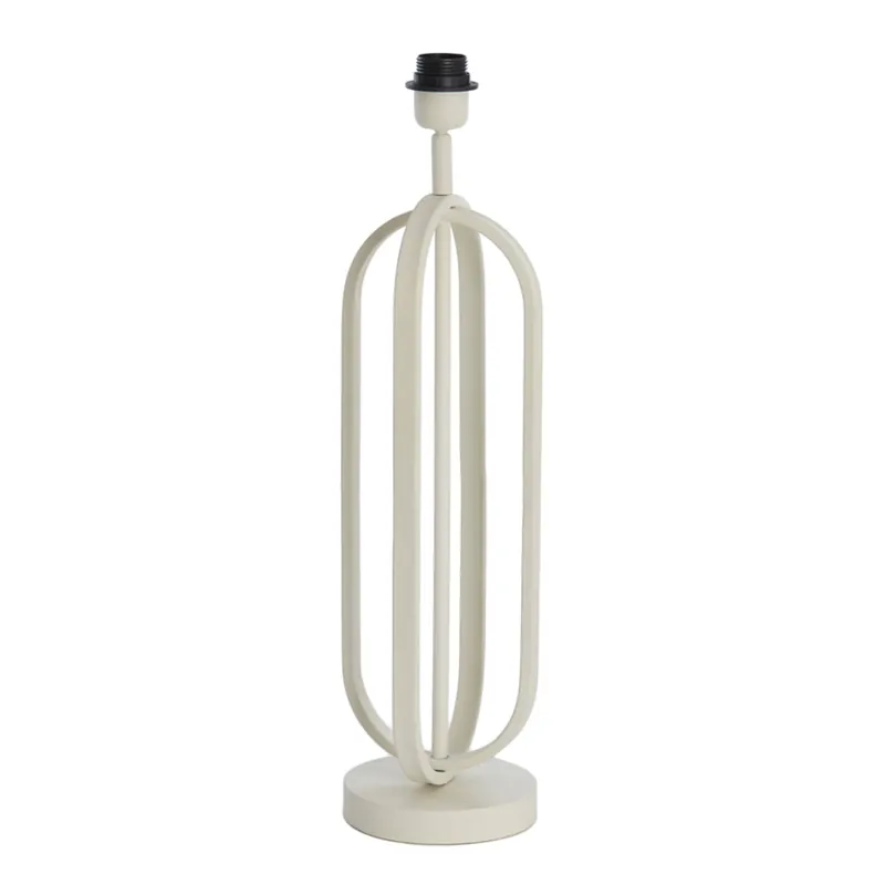 Lámpara de mesa beige de estilo Japandi, fabricada en metal y de diseño moderno. ✓ Envío gratis desde 50 € ✓ 2 años de garantía A Buen Precio