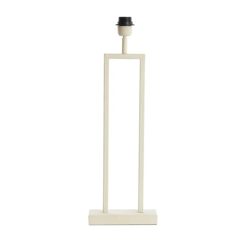 Lámpara de mesa beige de estilo moderno, hecha de metal y fácil de usar con su interruptor de cable. ✓ Envío gratis desde 50 € ✓ 2 años de garantía Stock Limitado