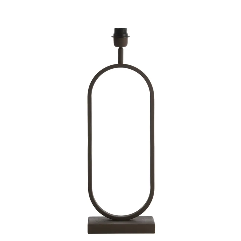 Favorito De Clientes Lámpara de mesa marrón en estilo moderno, fabricada en metal y de 55 cm de altura. ✓ Envío gratis desde 50 € ✓ 2 años de garantía.