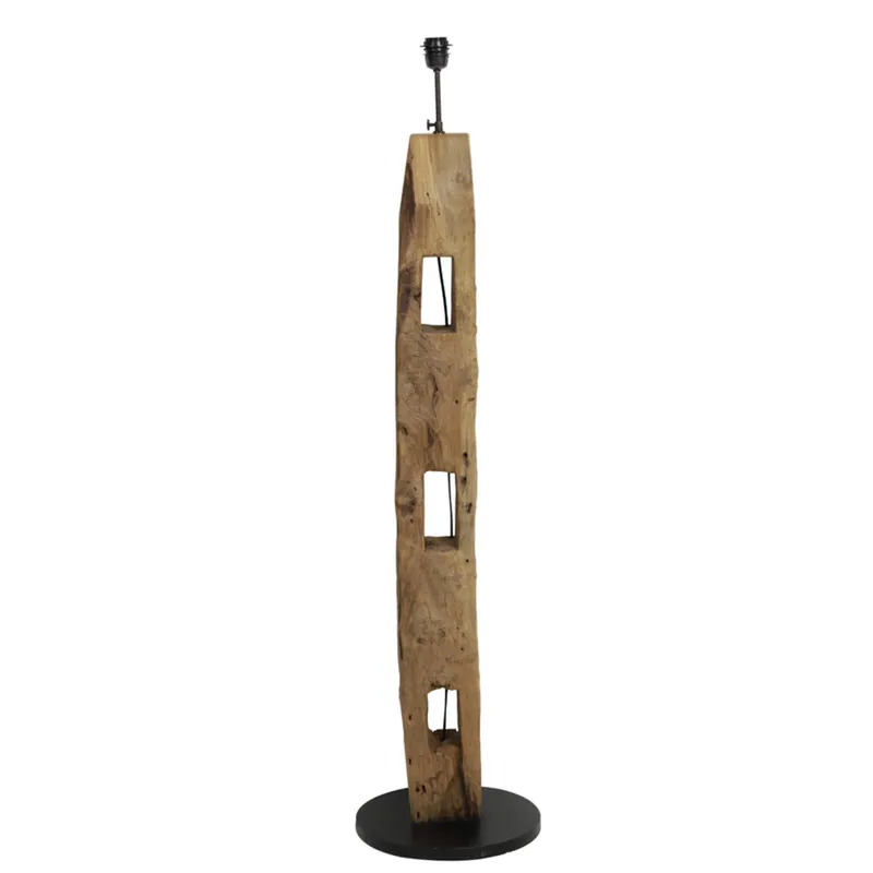 Última Versión Lámpara de pie Karlovo en color natural, fabricada en madera y de estilo rústico. ✓ Envío gratis desde 50 € ✓ 2 años de garantía.