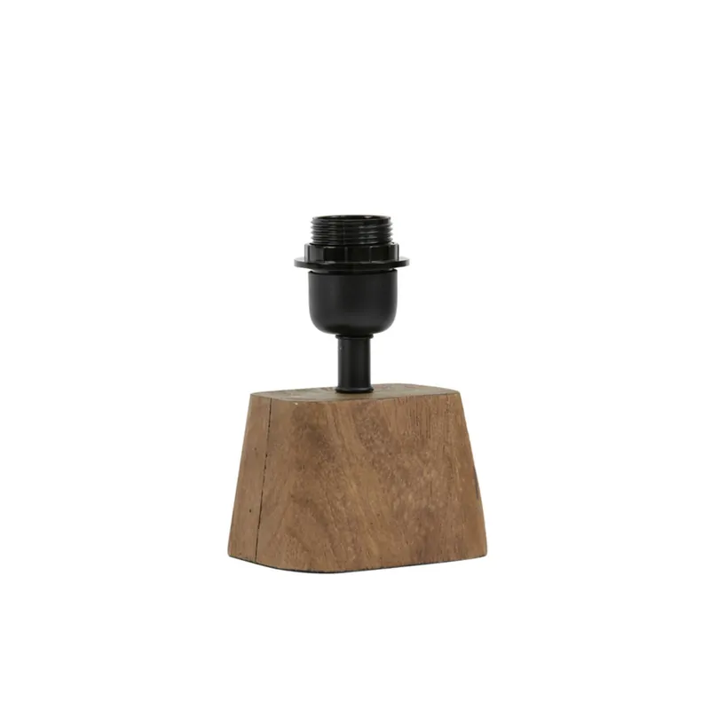 Precio De Oferta Lámpara de mesa marrón de estilo rural, elaborada en madera y con iluminación regulable. ✓ Envío gratis desde 50 € ✓ 2 años de garantía