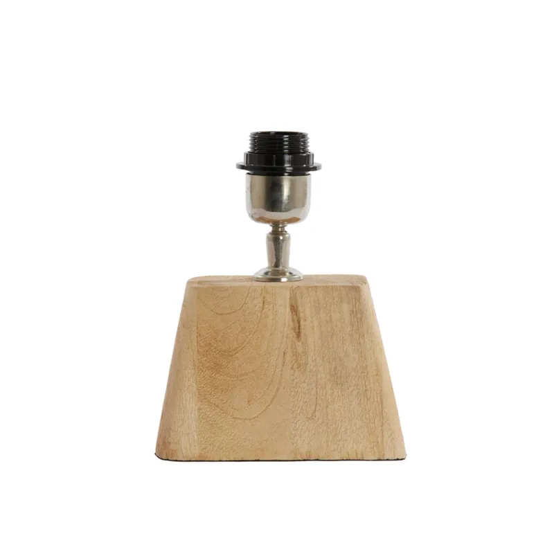 Favorito De Clientes Lámpara de mesa de madera natural con diseño rústico y un casquillo E27. ✓ Envío gratis desde 50 € ✓ 2 años de garantía. ¡Ilumina tu hogar!