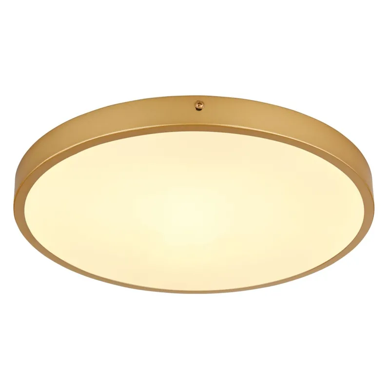 Lámpara de plafón de metal color bronce con pantalla de plástico opalino, ideal para cualquier estilo. ✓ Envío gratis desde 50 € ✓ 2 años de garantía Marca Reconocida