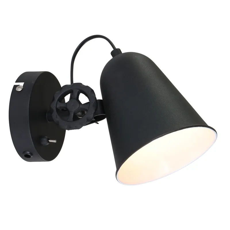 Ocasión Especial Aplique de metal negro Anne Lighting Dolphin