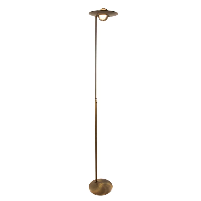 Entrega Rápida Lámpara de pie clásica de metal bronce Steinhauer Zenith LED