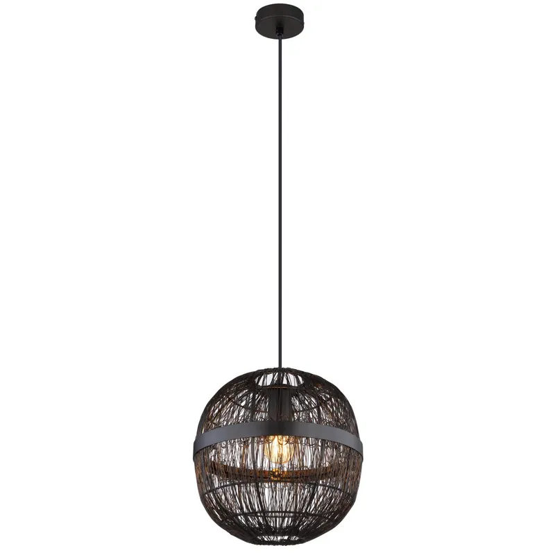 Lámpara colgante negra de estilo moderno con pantalla metálica y casquillo E27. ✓ Envío gratis desde 50 € ✓ 2 años de garantía Favorito De Clientes