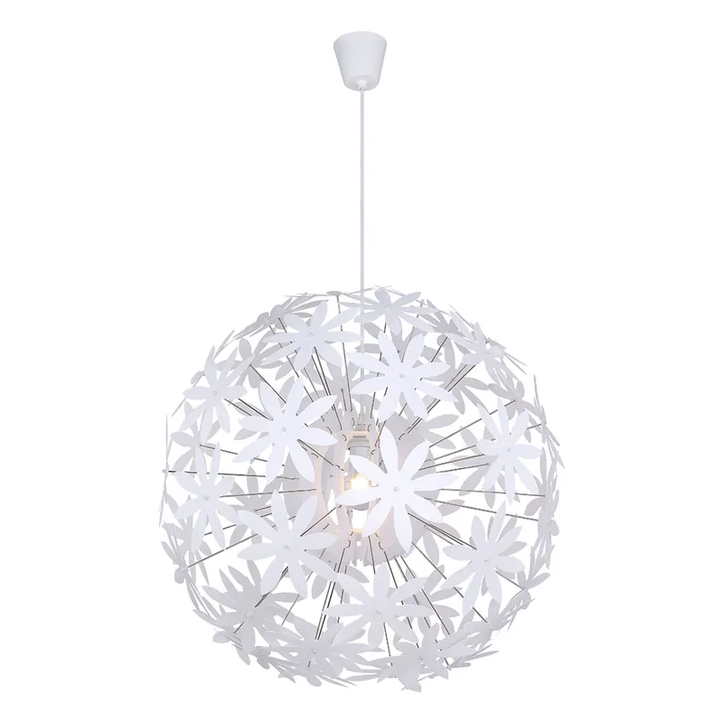 Lámpara colgante moderna de plástico y latón Globo Stella Mejor Calidad