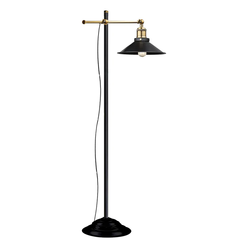 Lámpara de pie vintage de metal cobre Globo Lenius Precio Bajo