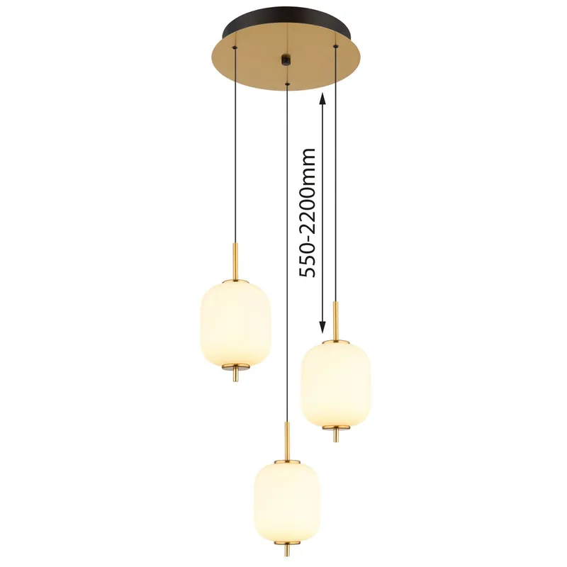Lámpara colgante moderna en bronce con ajuste de altura y elegancia en su diseño. ✓ Envío gratis desde 50 € ✓ 2 años de garantía Compra Ahora