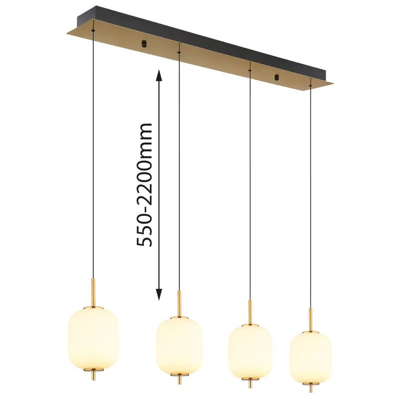 Lámpara colgante moderna en bronce con esferas ajustables y luz cálida. Ideal para cualquier espacio. ✓ Envío gratis desde 50 € ✓ 2 años de garantía Ordena Ya