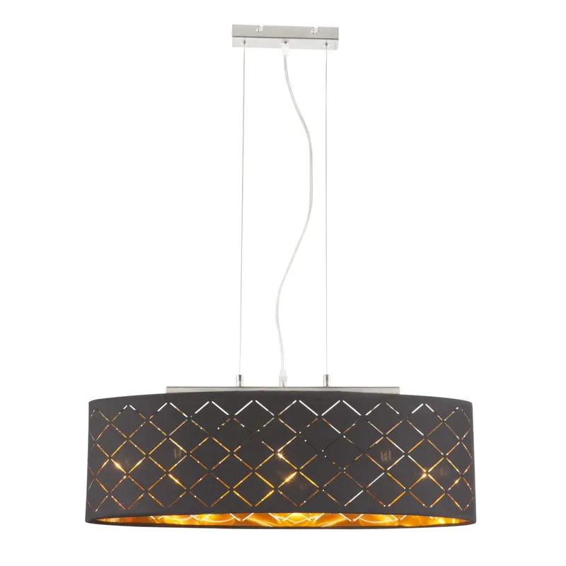 Exclusivo Lámpara colgante moderna negra con pantalla ovalada y diseño elegante. ✓ Envío gratis desde 50 € ✓ 2 años de garantía. ¡Transforma tu hogar hoy!