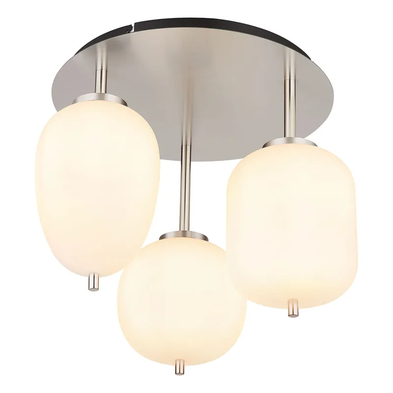 Rebajas Lámpara de techo clásica de níquel metal Globo Blacky I