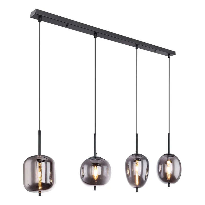 Edición Limitada Lámparas colgantes modernas de metal negro Globo Blacky