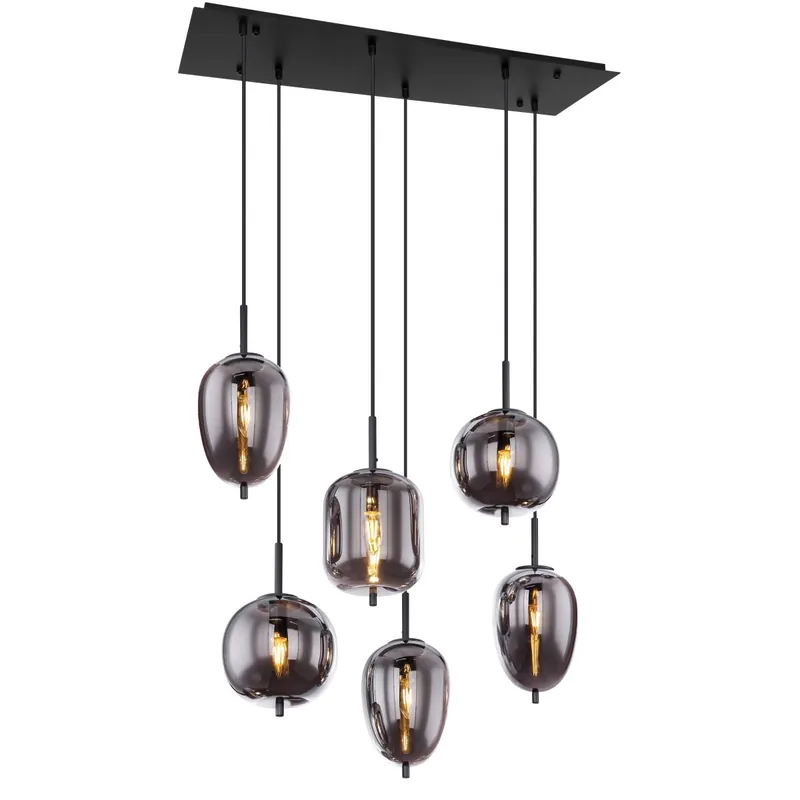 Descubre la lámpara colgante Blacky en vidrio ahumado, ideal para crear un ambiente acogedor. ✓ Entrega rápida ✓ 2 años de garantía. Precio De Oferta