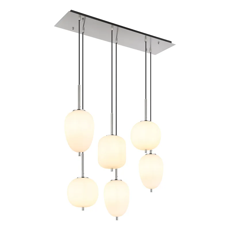 Oferta Especial Lámpara colgante clásica de níquel metal Globo Blacky I