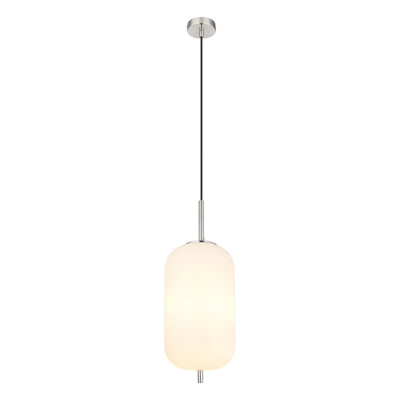 Lámpara colgante clásica de níquel metal Globo Blacky I Artesanal