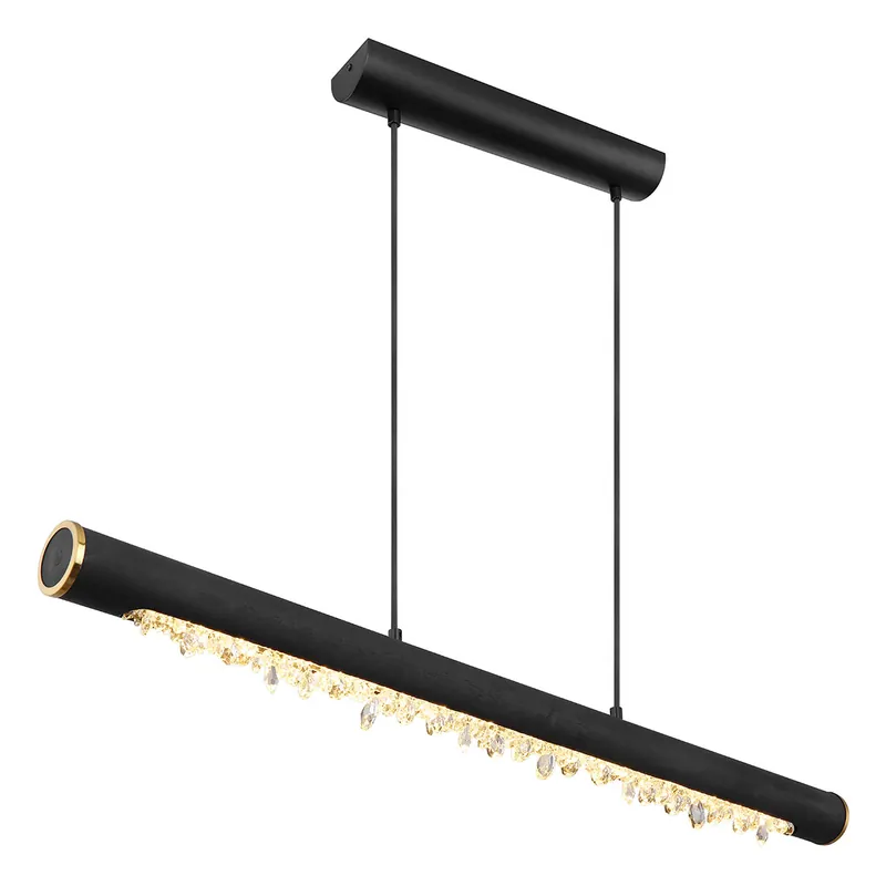 De Moda Lámpara colgante moderna de metal negro Globo Felicitas