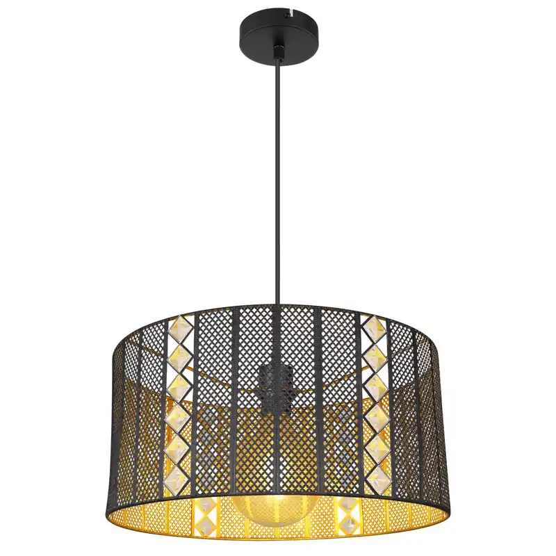 Oferta De Temporada Lámpara colgante negra y moderna con cristales de acrílico que ilumina con elegancia. ✓ Envío gratis desde 50 € ✓ 2 años de garantía.