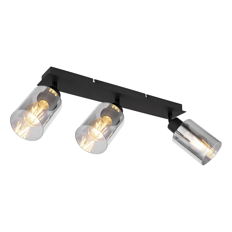 Comprar En Línea Focos modernos de metal negro Globo Hadera