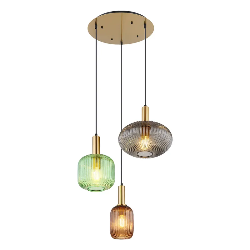 Precio De Oferta Lámpara colgante de moda de metal latón Globo Normy